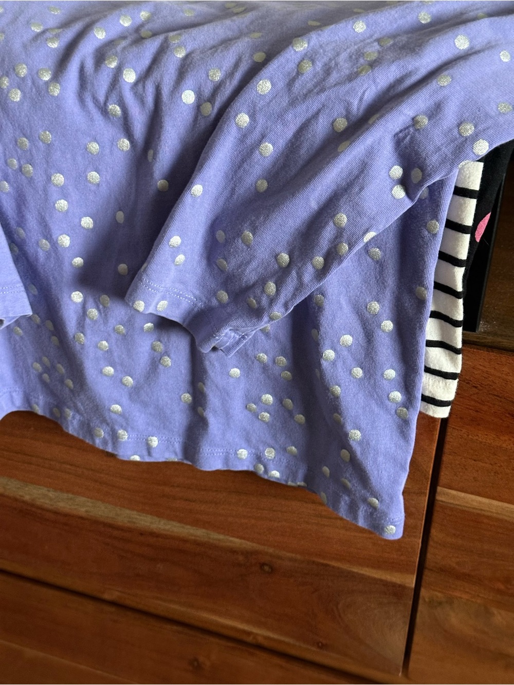 Hanna Andersson Girls' Long Sleeve Mix Pink, Black, White, Lavender Lot of 4 - Picture 8 of 10